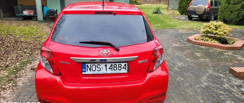 Toyota Yaris cena 17000 przebieg: 225600, rok produkcji 2013 z Ostróda małe 191